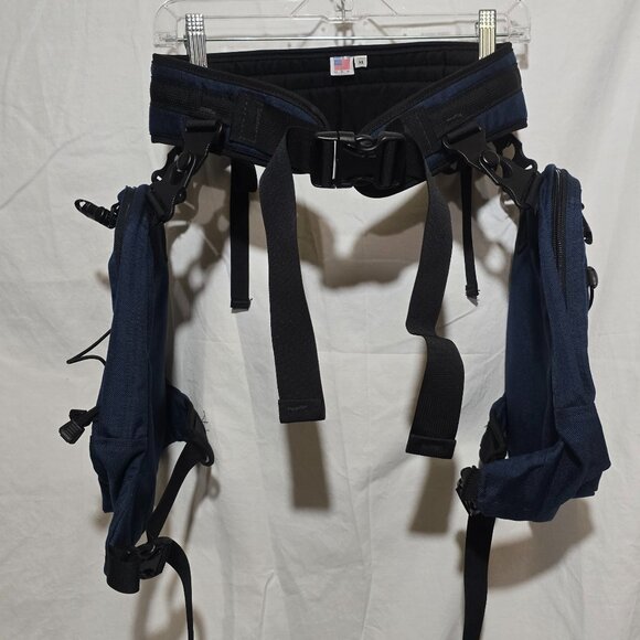 Summit Equipment Made in USA Mansalu Tactical Waist and Leg Pack System Navy M*